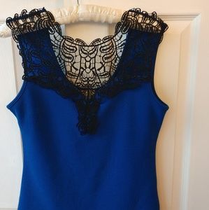 Royal Blue Top